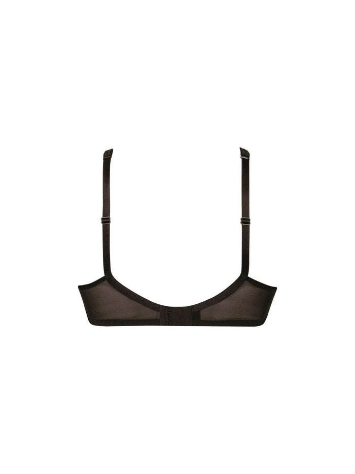 Lace Rose Contour Soft Bra - Black