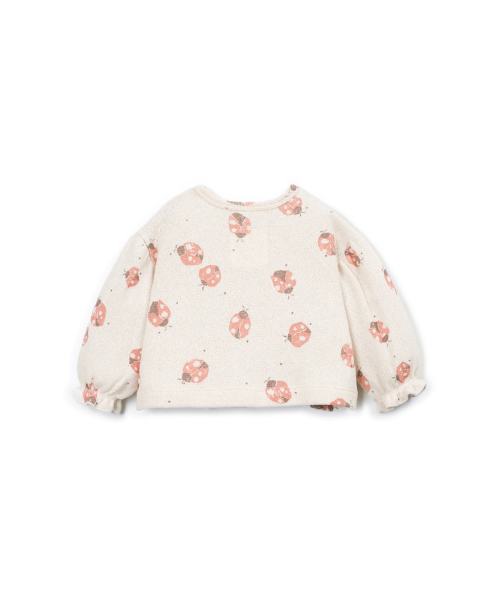 ladybug baby sweater