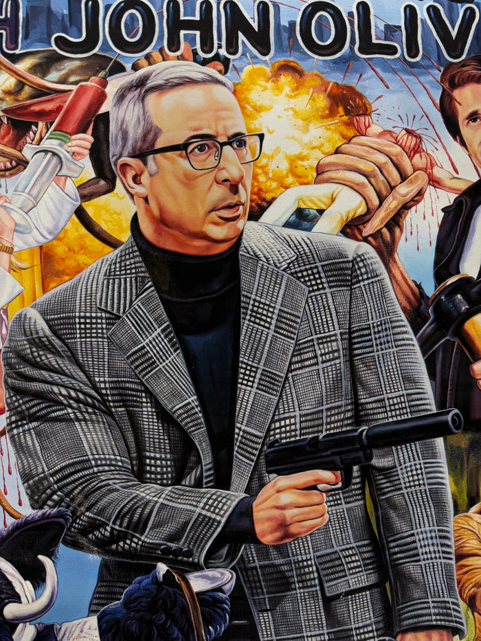 Last Week Tonight with John Oliver - Archival Giclée Print by Ghanaian artist C.A. Wisely