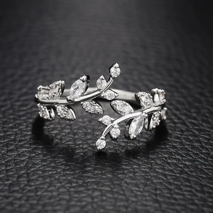 Leaf Shaped Women Ring