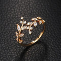 Leaf Shaped Women Ring