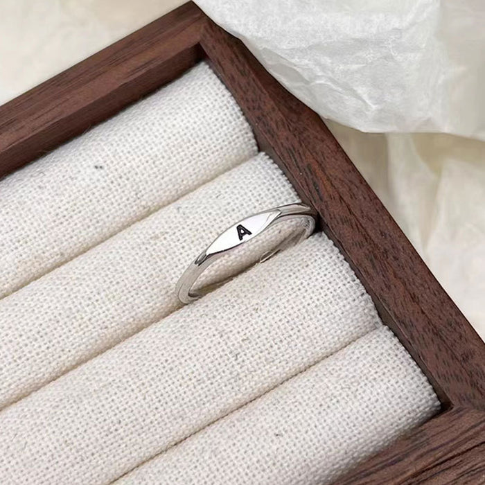 Letter Customizable Index Finger Ring