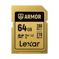 Lexar 64GB ARMOR GOLD UHS-II SDXC Memory Card