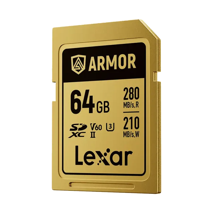 Lexar 64GB ARMOR GOLD UHS-II SDXC Memory Card