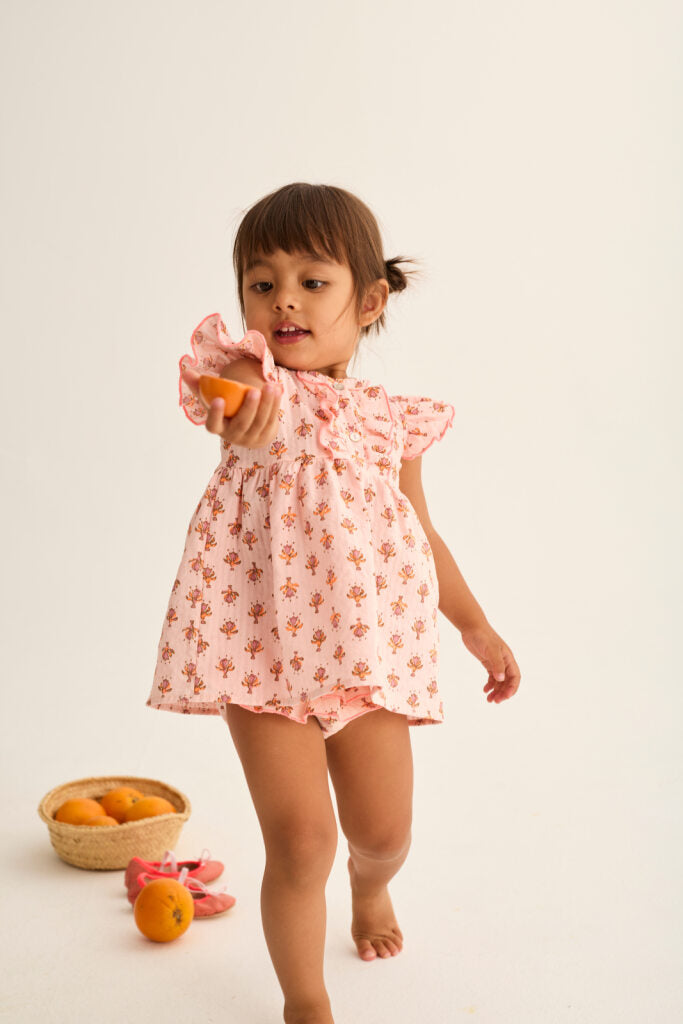 Flower Print Baby Dress