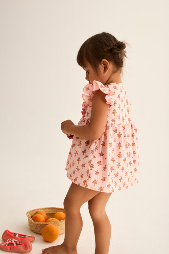 Flower Print Baby Dress