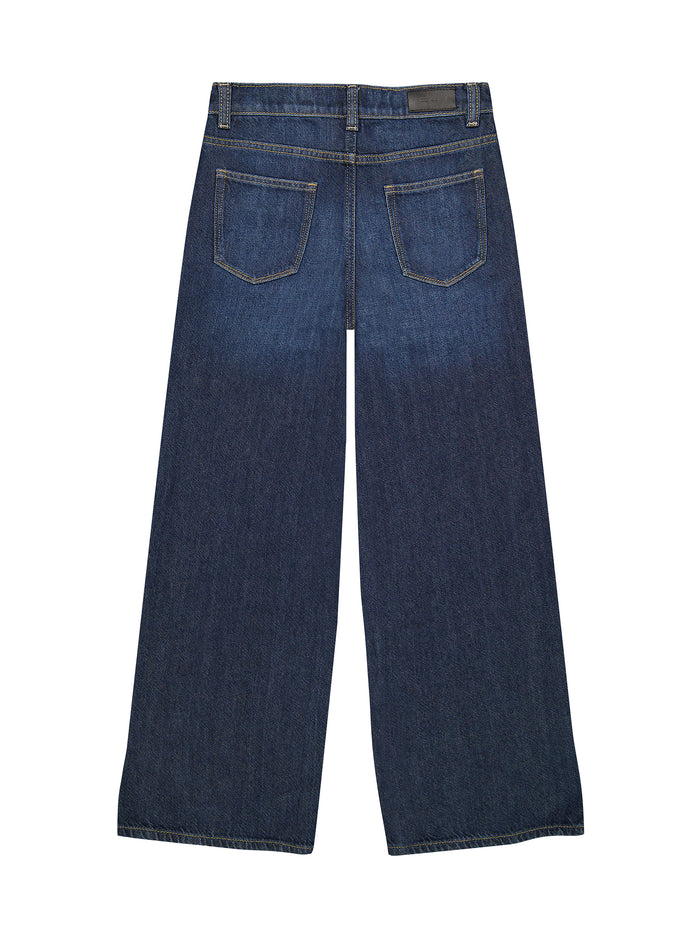Lily Wide Leg - Deep Water