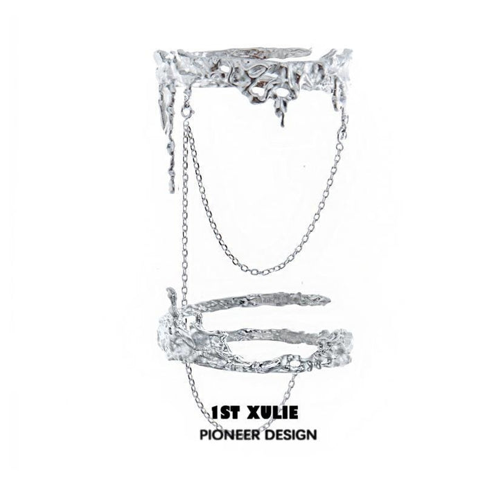 Liquid Metal Bracelet and Detachable Armband