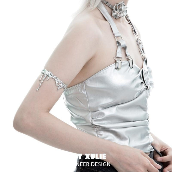 Liquid Metal Bracelet and Detachable Armband
