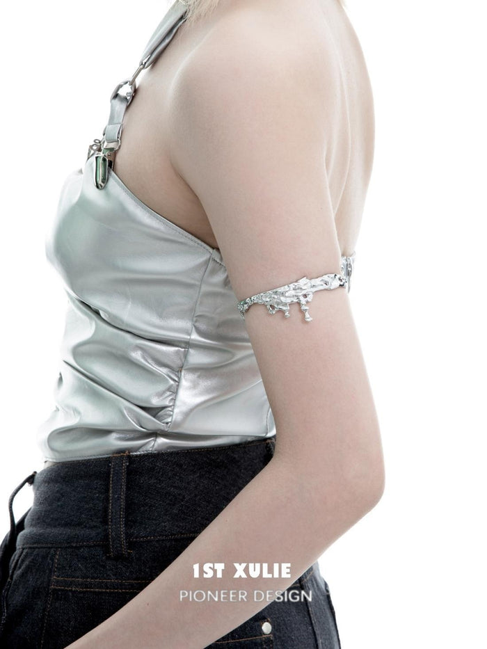 Liquid Metal Bracelet and Detachable Armband