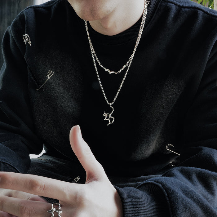 Liquid Metal Necklace