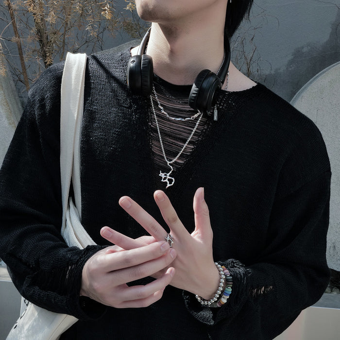 Liquid Metal Necklace