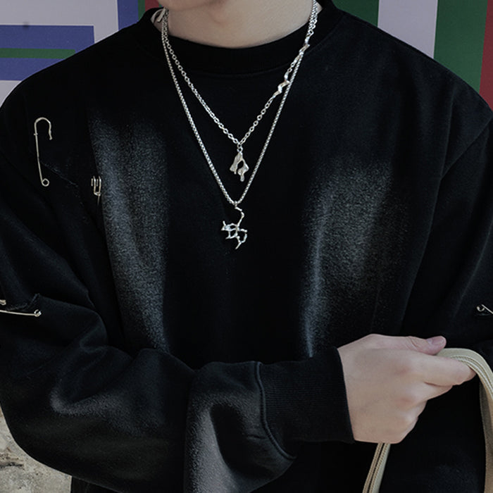 Liquid Metal Necklace