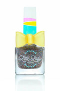 Nail polish bottle with colorful cap and 'Little Lady' branding on a white background