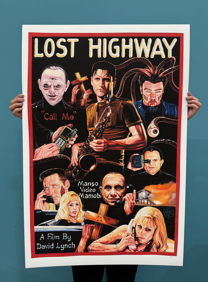Lost Highway - Limited Edition Archival Giclée Print from Static Medium by C.A. Wisely