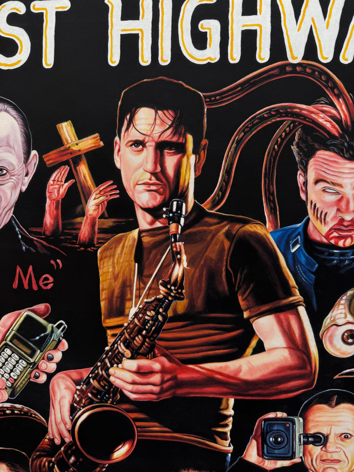 Lost Highway - Limited Edition Archival Giclée Print from Static Medium by C.A. Wisely