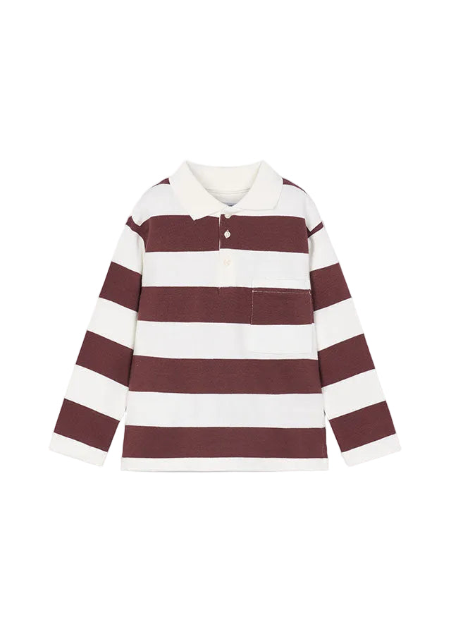LS Striped Polo