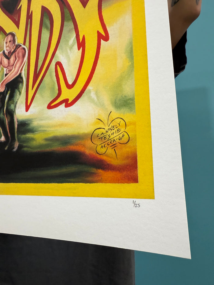 Mandy - Limited Edition Archival Giclée Print from Static Medium by C.A. Wisely