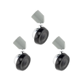 Manfrotto Caster Wheel Set for Light Stands for 3086, QL, 3351, 3360, 3361, 3362 - Set of 3