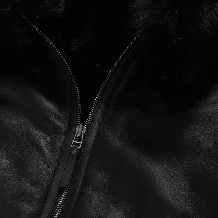 Best Shearling Leather Bomber Jacket & coat