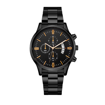 Men's Large Window Calendar Watch
