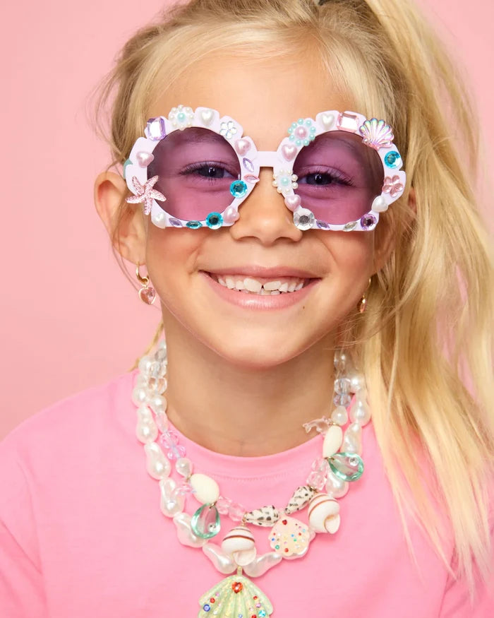 Mermaid Splash & Sparkles Sunglasses w/ Case