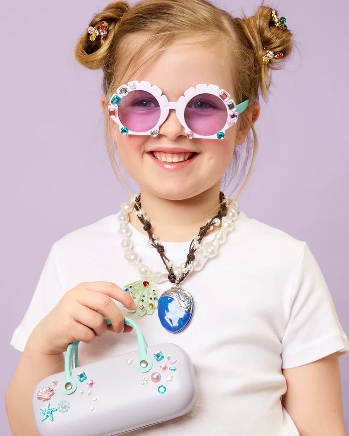 Mermaid Splash & Sparkles Sunglasses w/ Case