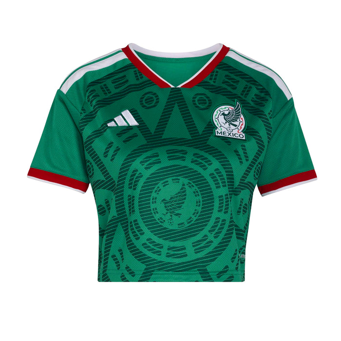 adidas Mexico 26 Home Cropped Jersey Women's