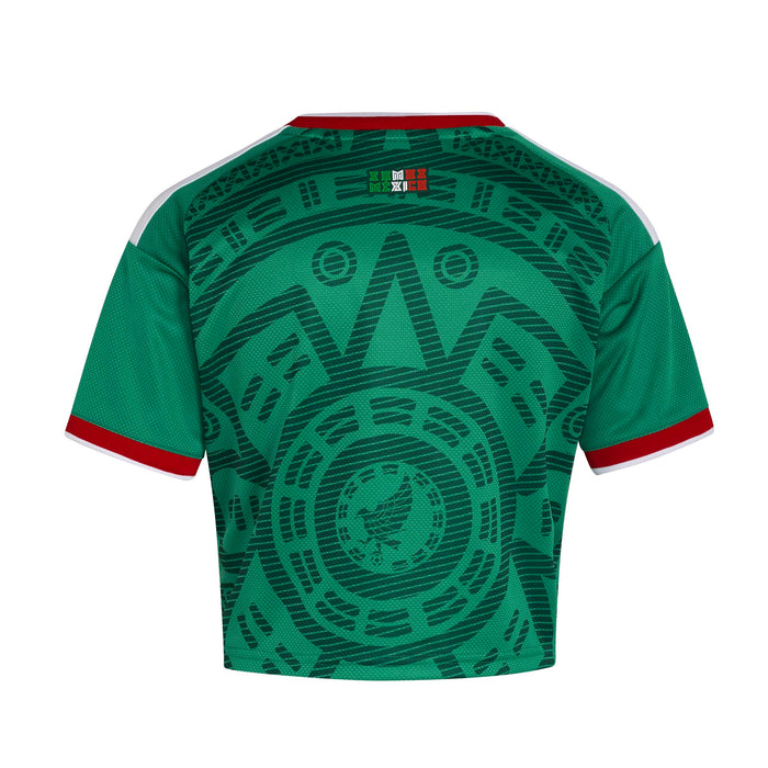 adidas Mexico 26 Home Cropped Jersey Women's