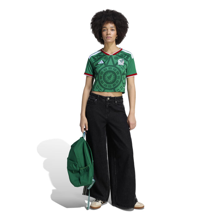 adidas Mexico 26 Home Cropped Jersey Women's
