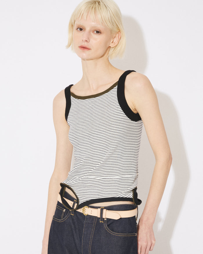 Miler double-end multi color tank top