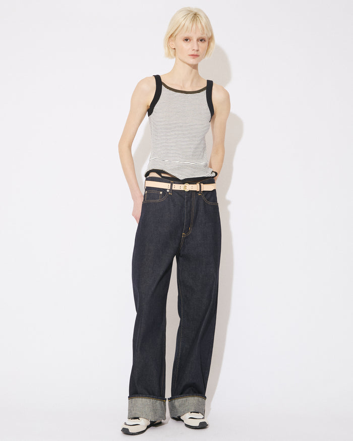 Miler double-end multi color tank top