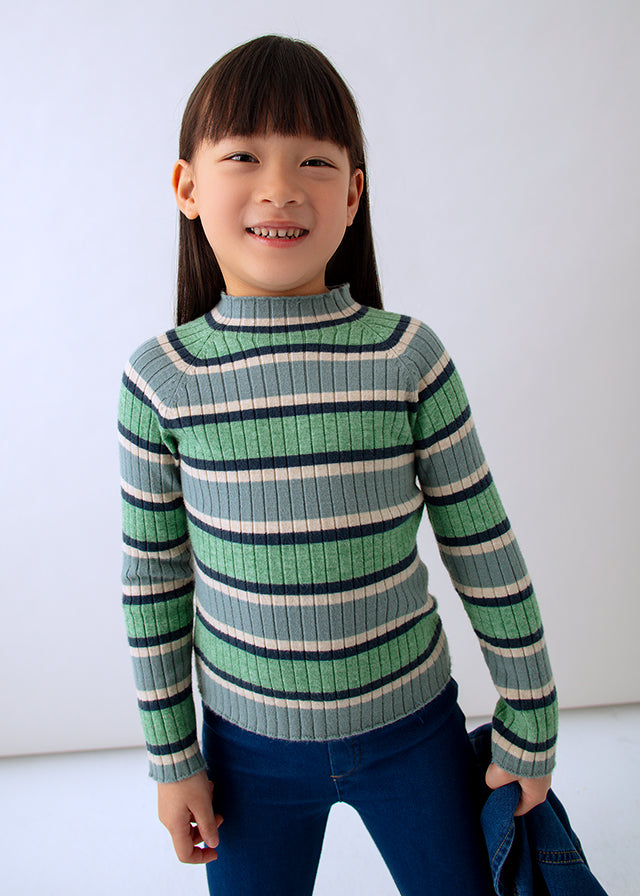 Mock Neck Knit Sweater