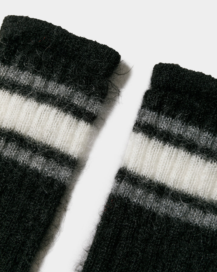 mohair game tabi knitted socks