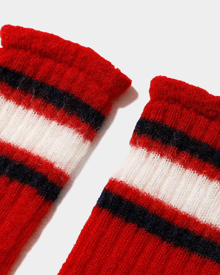 mohair game tabi knitted socks