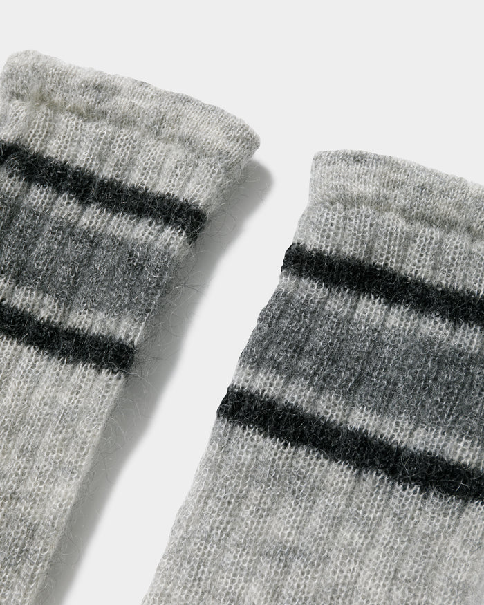 mohair game tabi knitted socks