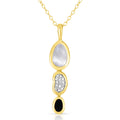 Mother of Pearl & Onyx Necklace