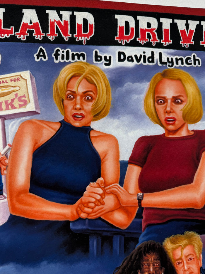 Mulholland Drive - Limited Edition Archival Giclée Print from Static Medium by Mr. Nana Agyq