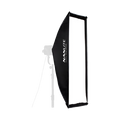 Nanlite Asymmetrical Stripbank Softbox with Bowens Mount (110x45cm)