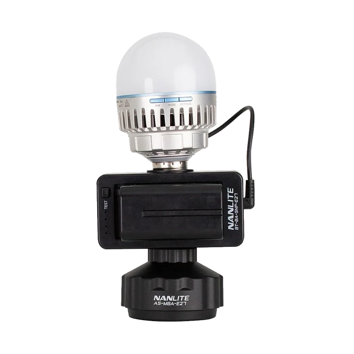 Nanlite E27 Magnetic Mount with Power Cable for PavoBulb 10C