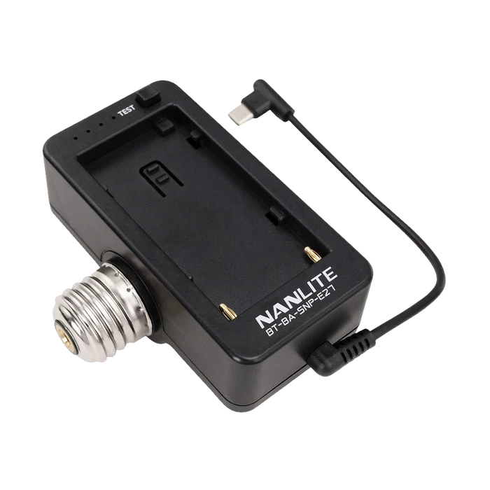 Nanlite NP-F Battery Adapter and Mount for PavoBulb 10C