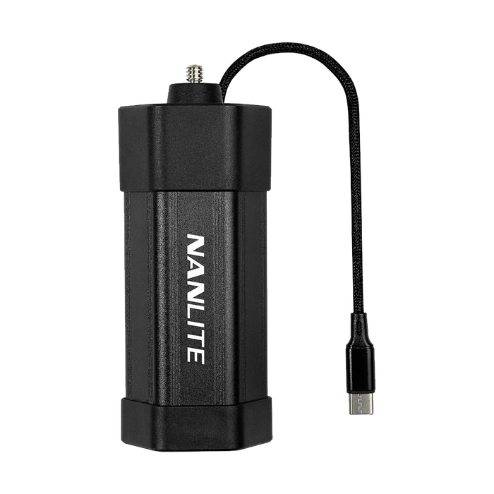 Nanlite PavoTube II 6C NP-F Battery Grip with USB-C Cable
