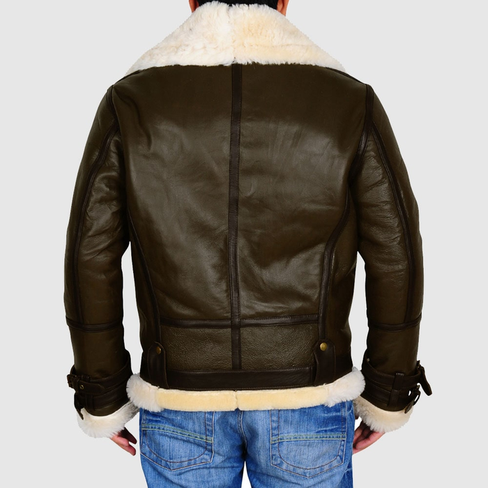 Best Shearling Leather Bomber Jacket & coat
