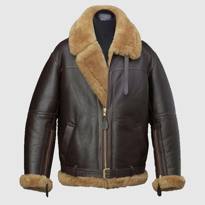 Best Shearling Leather Bomber Jacket & coat