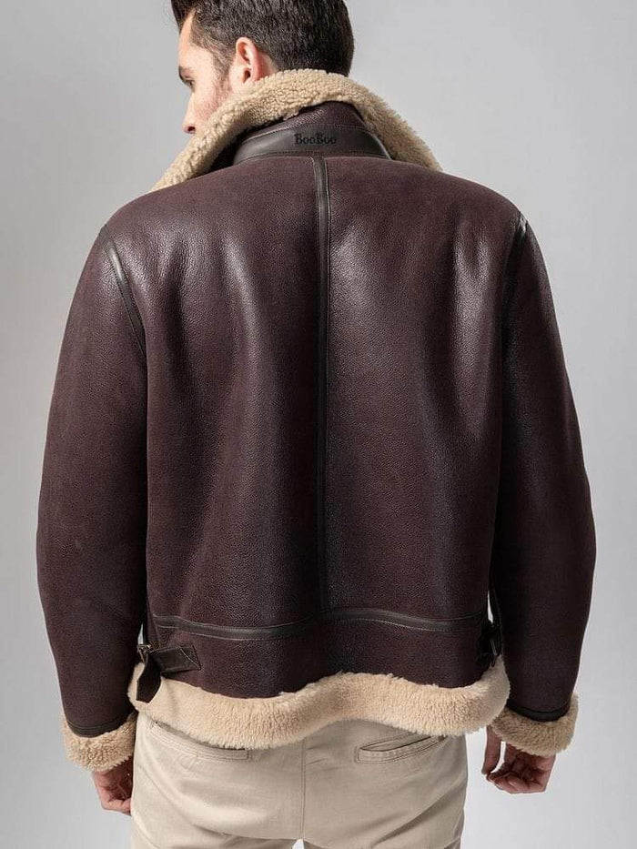 shearling leather jacket