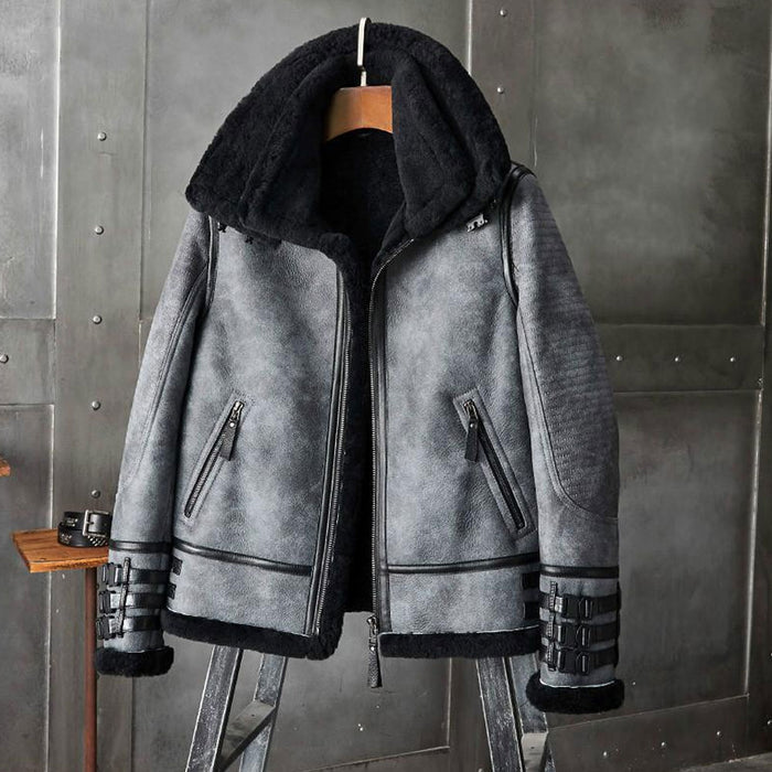 Best Shearling Leather Bomber Jacket & coat