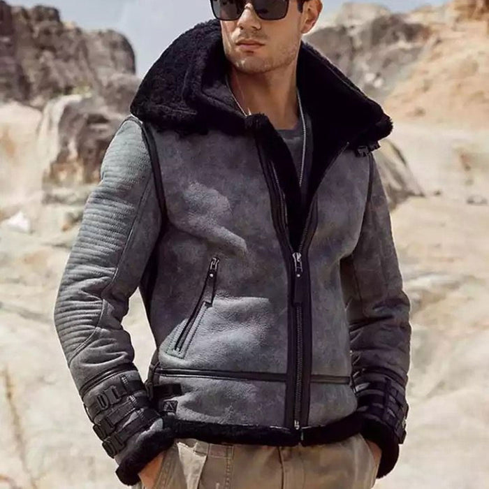 Best Shearling Leather Bomber Jacket & coat