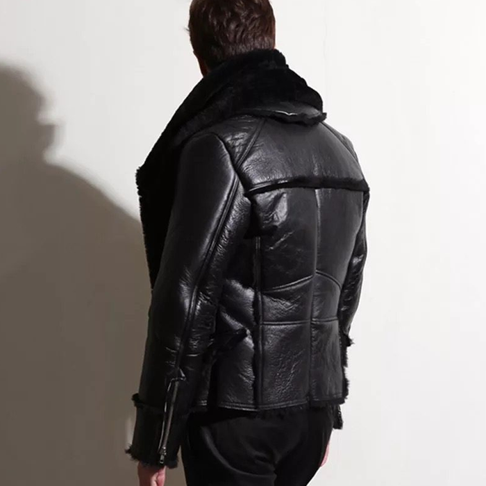 Best Shearling Leather Bomber Jacket & coat