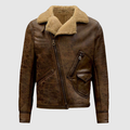 Best Shearling Leather Bomber Jacket & coat