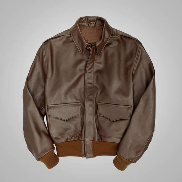 New Men Sheepskin B3 Bomber Flying RAF Aviator Leather Jacket